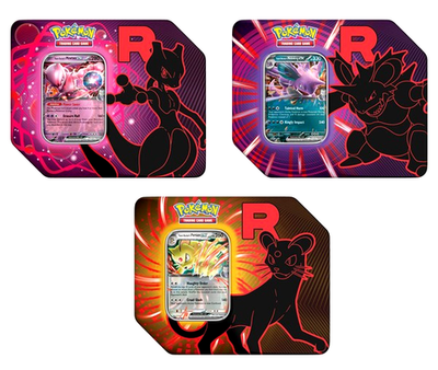 Pokemon: Team Rocket Tin Bundle