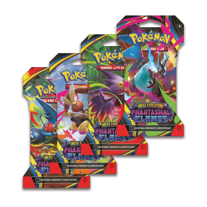 Pokemon: Mega Evolution- Phantasmal Flames Sleeved Booster Pack [English]