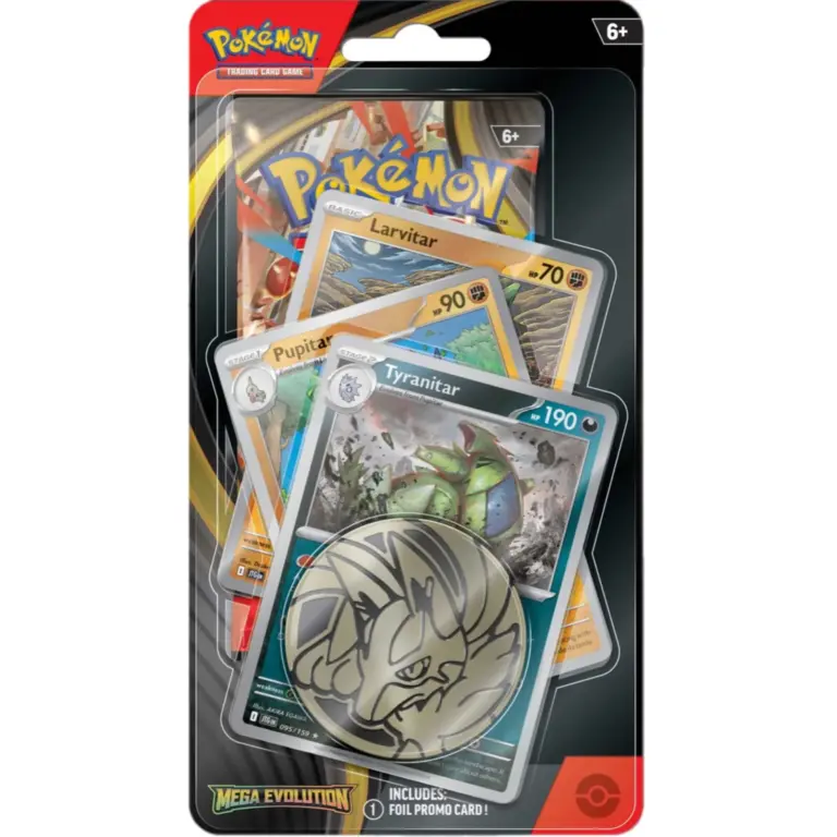 Pokemon: Mega Evolution – Premium Checklane Blister (Tyranitar)