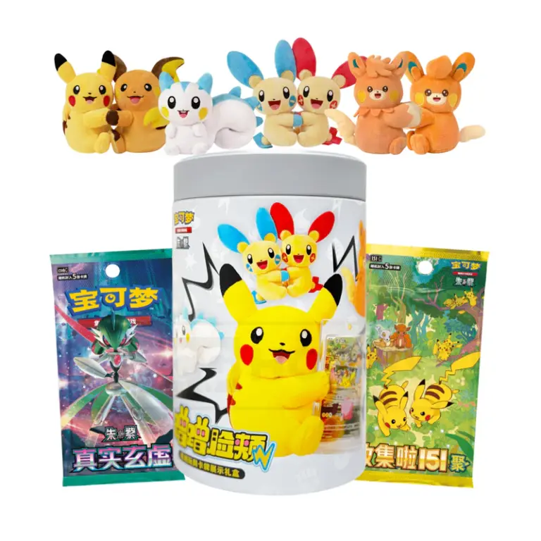 Pokémon: Electric Plush Display Box (Cheeks Plush Toy Card) [Chinese]