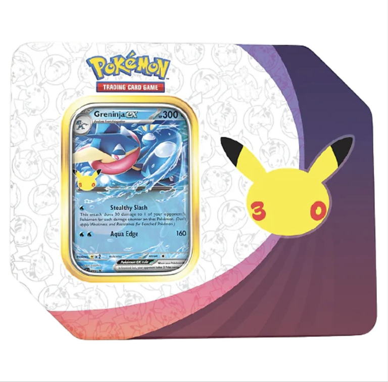 Pokémon: 30th Celebration Greninja ex tin
